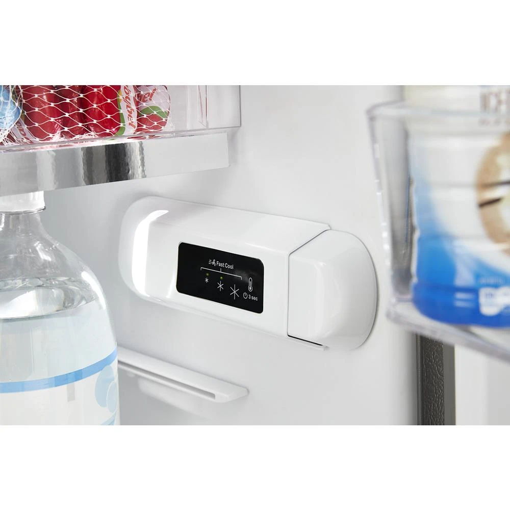 24" Wide Small Space Top-Freezer Refrigerator - 12.9 Cubic Feet - Fingerprint-Resistant Stainless Finish