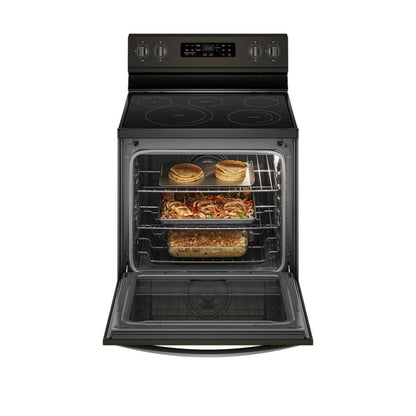 6.4 Cubic Feet Freestanding Electric Range With Frozen Bake Technology - Black Stainless