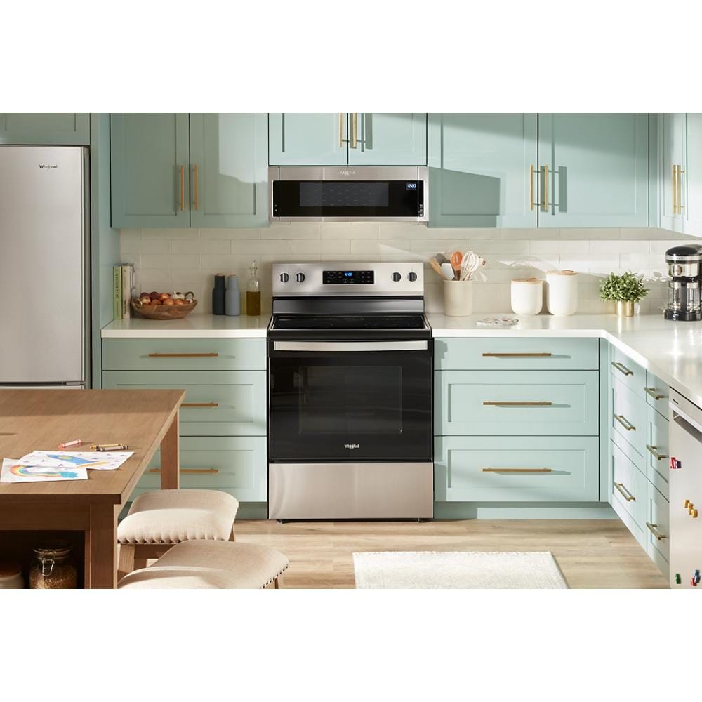 30" Electric Range With Steam Clean