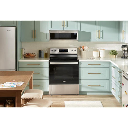30" Electric Range With Steam Clean