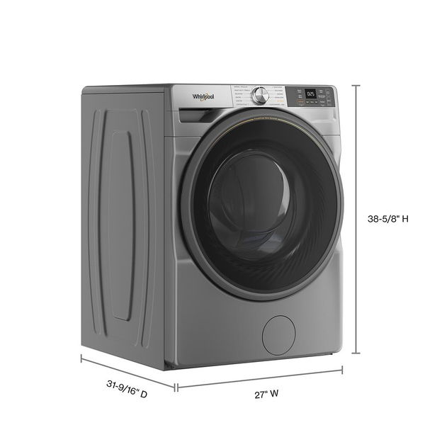 4.5 Cu. Ft. Smart Front Load Energy Star Washer With Freshflow Vent System - Radiant Silver