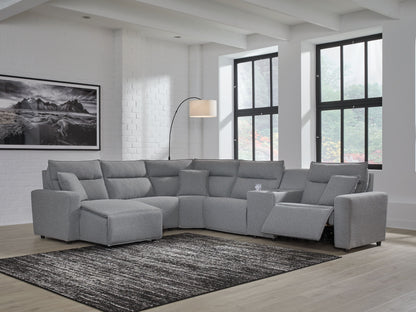 ModMax II - Salt And Pepper - Reclining Sectional