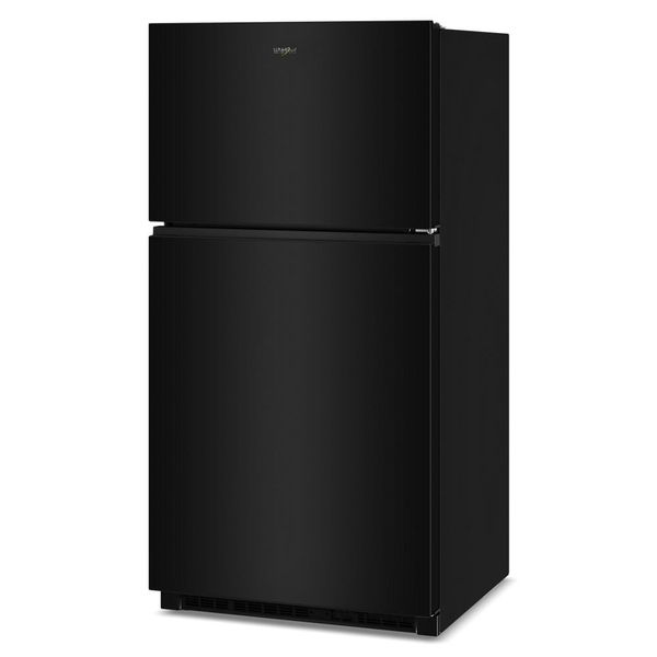 Whirlpool 32.8" Wide Top Freezer Refrigerator With Total Coverage Cooling, 21.3 Cu. Ft. - Black