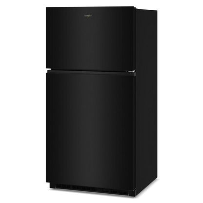 Whirlpool 32.8" Wide Top Freezer Refrigerator With Total Coverage Cooling, 21.3 Cu. Ft. - Black