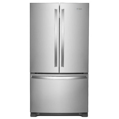 36" Wide Counter-Depth French Door Bottom Mount Refrigerator, 20 Cu. Ft. - Fingerprint Resistant Stainless Steel