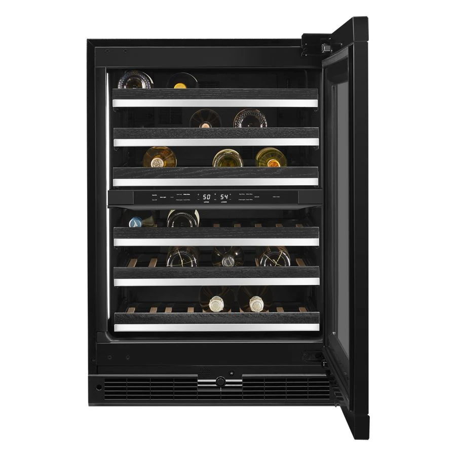 Panel-Ready 24" Built-In Undercounter Wine Cellar - Right Swing