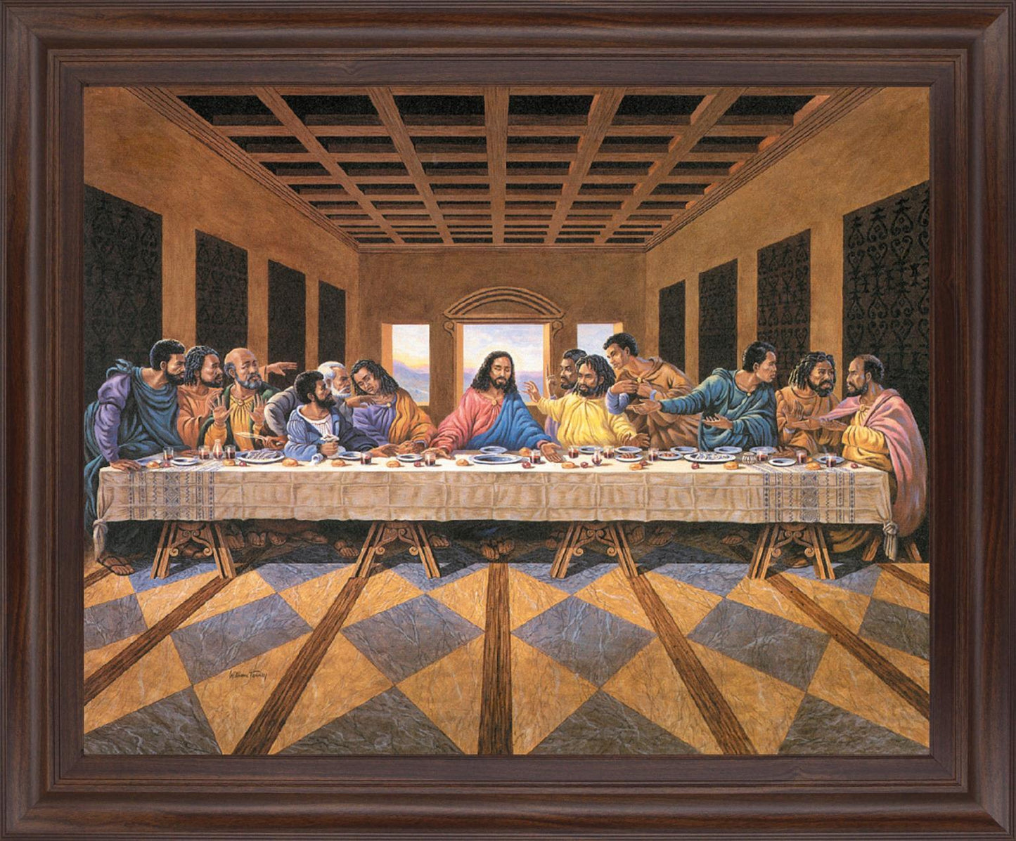 Gathered Reflections - 28" x 34" Framed Wall Art