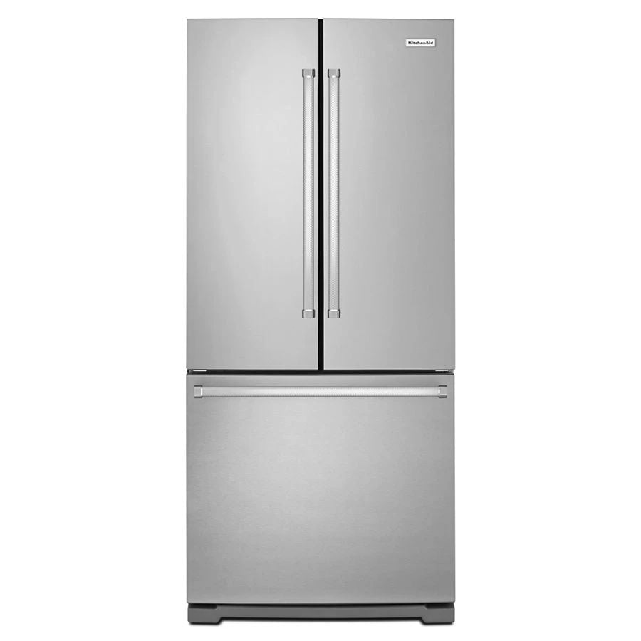 20 Cubic Feet 30" Width Standard Depth French Door Refrigerator With Interior Dispense