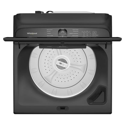 5.2-5.3 Cubic Feet Top Load Washer With Removable Agitator - Volcano Black