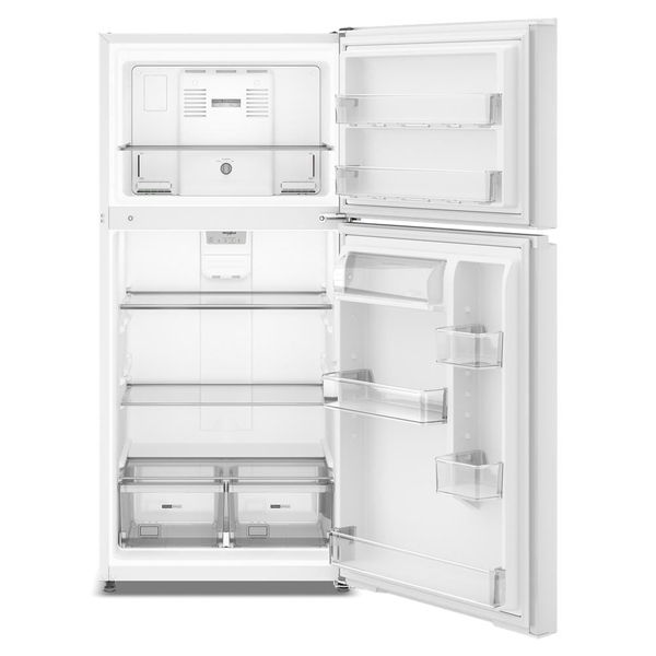 Whirlpool 30" Wide Top Freezer Refrigerator With Total Coverage Cooling, 19 Cu. Ft. - White