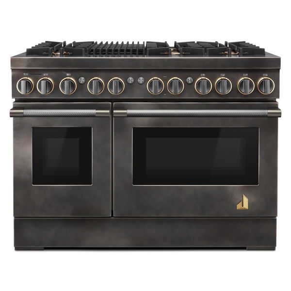Smoke & Brass By JennAir 48" Dual-Fuel Professional-Style Range
