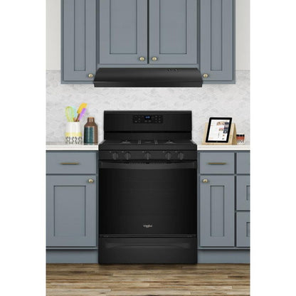 30" Range Hood With The Fit System, Hidden Vent - Black