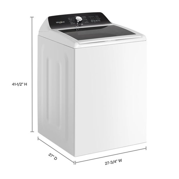 4.5 Cu. Ft. Top Load Agitator Washer With Built-In Faucet