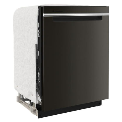 Eco Series Quiet Dishwasher With A Washing 3Rd Rack & Water Repellent Silverware Basket - Print Resist Black Stainless