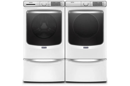 Smart Front Load Gas Dryer With Extra Power And Advanced Moisture Sensing Plus - 7.3 Cubic Feet - White