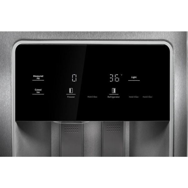 36" Counter Depth Side-By-Side Refrigerator With Trucool System - Fingerprint-Resistant Stainless Finish