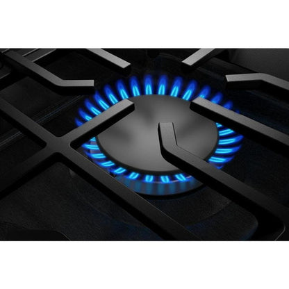 KitchenAid 36" Gas Cooktop With 5 Burners And Integrated Wok Grate, 20,000 BTU Professional Dual Ring Burner - Black Ore