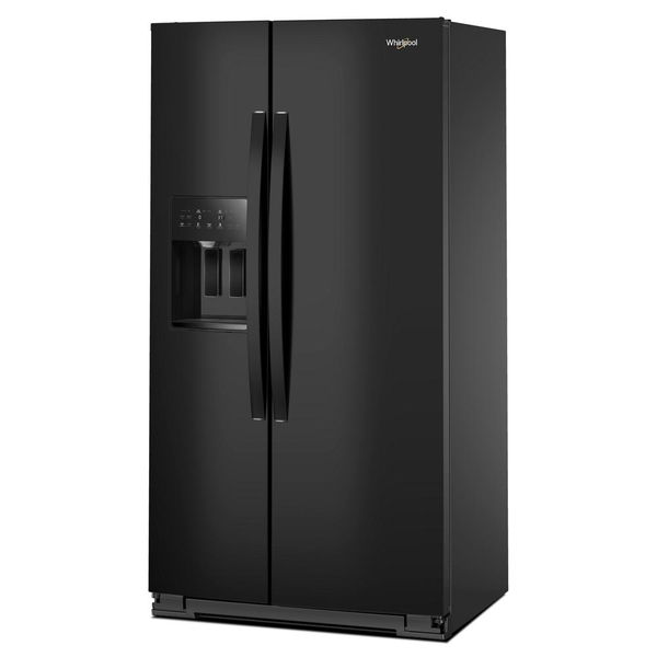 36" Counter Depth Side-By-Side Refrigerator With Trucool System - Black