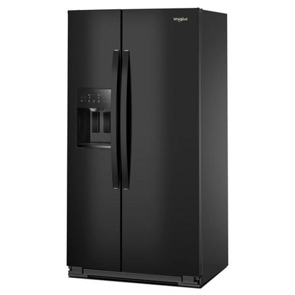 36" Counter Depth Side-By-Side Refrigerator With Trucool System - Black