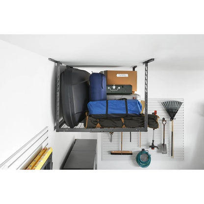 Overhead Gearloft Storage Rack 4X4 Feet - Hammered Granite