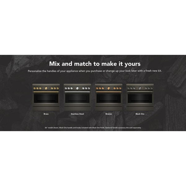 36" 6-Element Induction Freestanding Commercial-Style Range With Air Fry