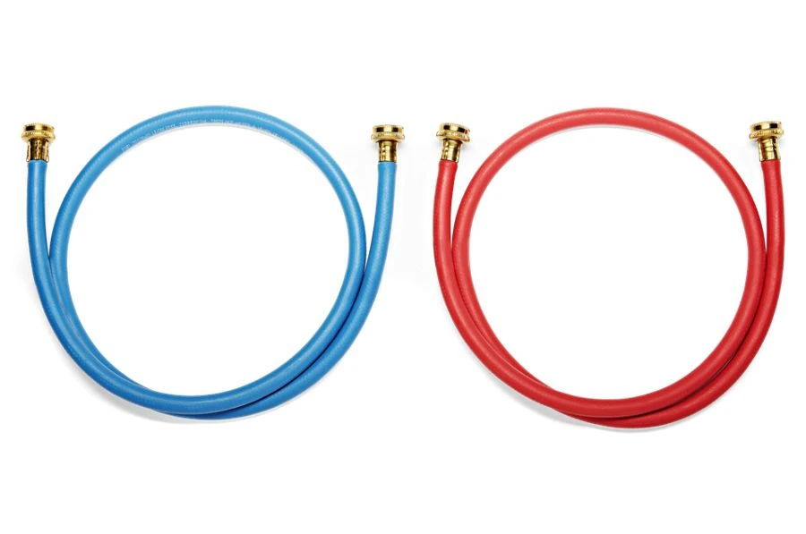 Washer Fill Hoses - Red & Blue