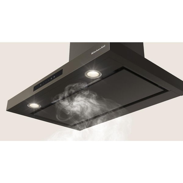 KitchenAid 30" Wall-Mount, 4-Speed Canopy Hood - Black Ore