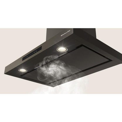KitchenAid 30" Wall-Mount, 4-Speed Canopy Hood - Black Ore