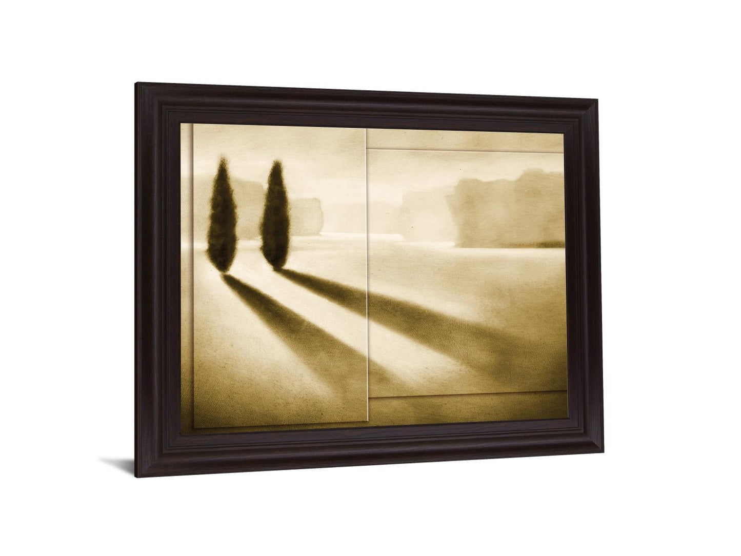 Silent Shadowscape - 28" x 34" Framed Wall Art