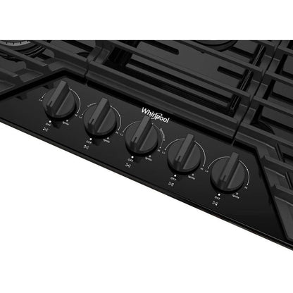 36" Gas Cooktop With Ez-2-Lift Hinged Cast-Iron Grates - Black