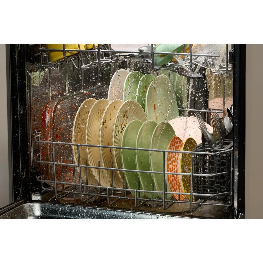 24” Stainless Steel Dishwasher With AI Intelligent Wash, 47 dBA - Biscuit