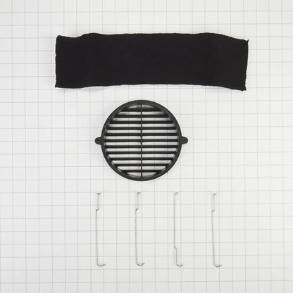 30" Range Hood Recirculation Kit With (1) Charcoal Filter, (1) Black Vent Cover And (4) Mounting Brackets