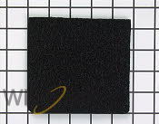 Trash Compactor Charcoal Air Filter, Square (4 1/2" X 4 1/2") - Black