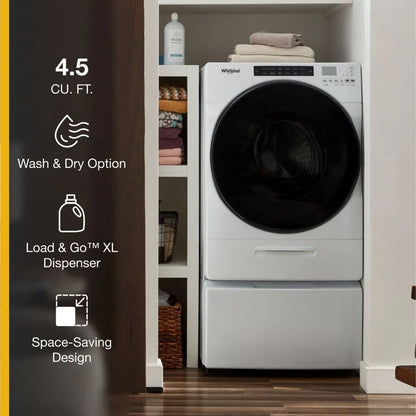 4.5 Cubic Feet Ventless All In One Washer Dryer