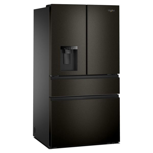 Whirlpool 29 Cu. Ft. Family-Sized Capacity French Door Refrigerator With Flexible Temperature Drawer - Print Resist Black Stainless