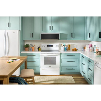 1.1 Cu. Ft. Smart Low Profile Microwave Hood Combination With 450 Crm 4-Speed Venting - White