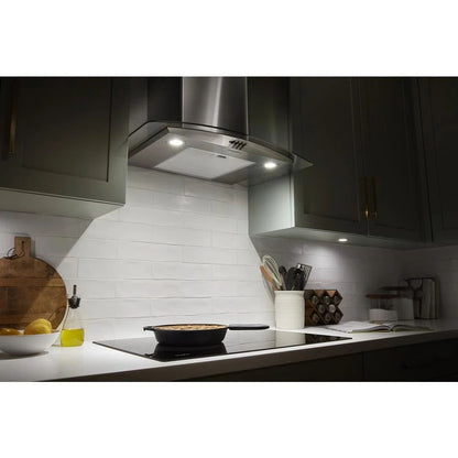 36" Chimney Wall Mount Range Hood With Dishwasher-Safe Grease Filters - Fingerprint-Resistant Stainless Finish