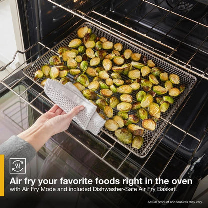 5.0 Cubic Feet Single Smart Wall Oven With Air Fry - Fingerprint Resistant Stainless Steel