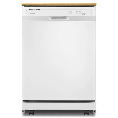26.5" Depth Heavy-Duty Dishwasher With 1-Hour Wash Cycle - White