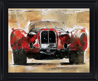 Crimson Classic - 28" x 34" Framed Wall Art