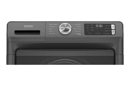 Front Load Washer With Extra Power And 12-Hr Fresh Spin Option, 4.5 Cubic Feet - Volcano Black