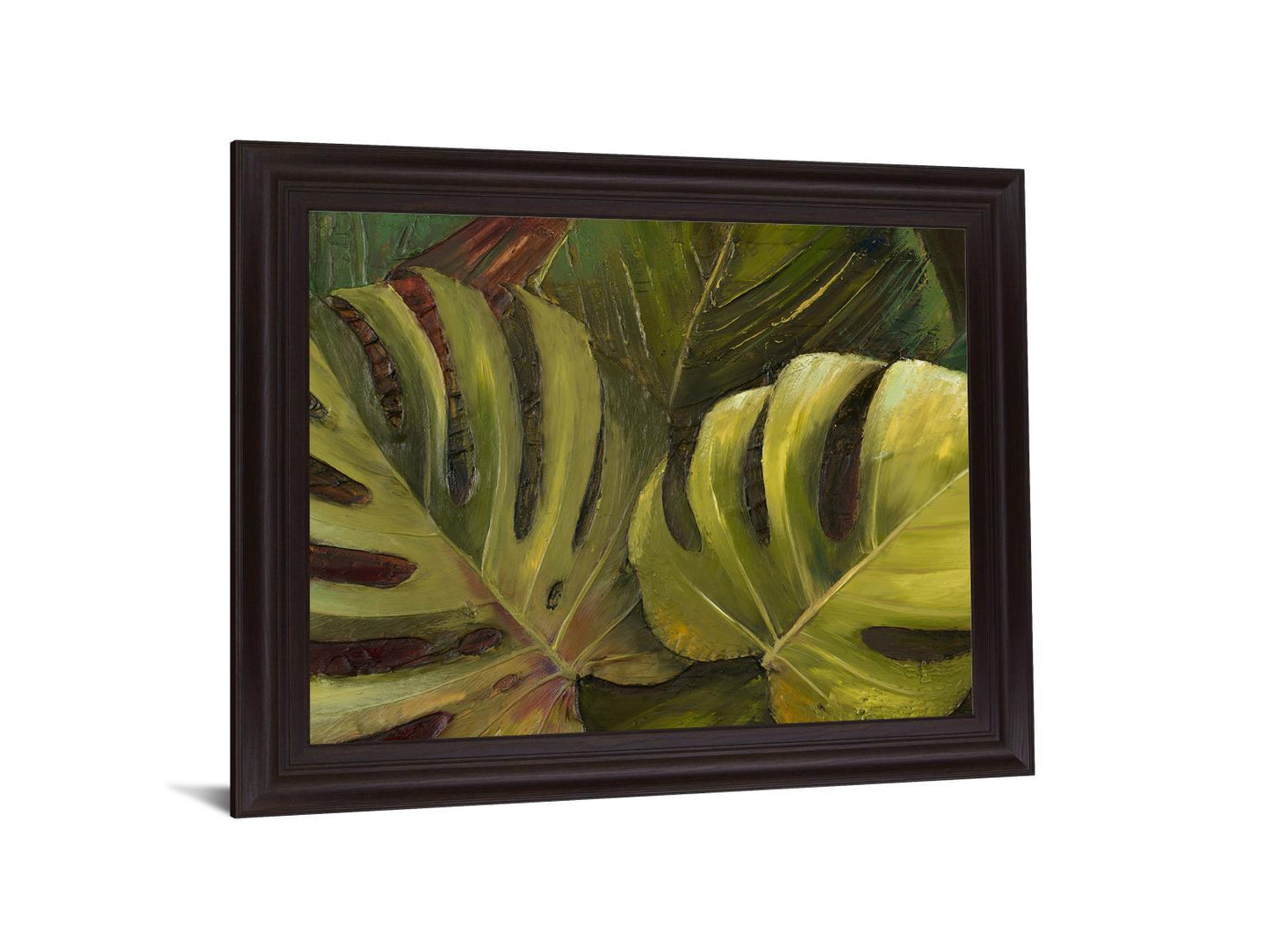 Monstera Sunburst - 28" x 34" Framed Wall Art