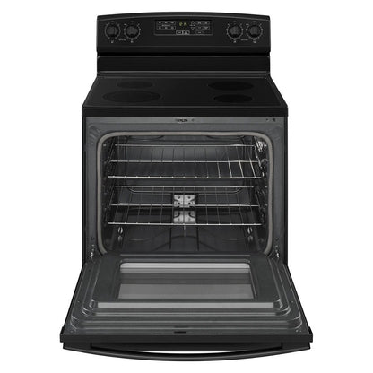 30" Electric Range With Extra-Large Oven Window - Black