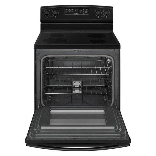 30" Electric Range With Extra-Large Oven Window - Black