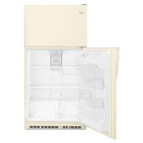 33" Wide Top Freezer Refrigerator, 20 Cubic Feet - Beige