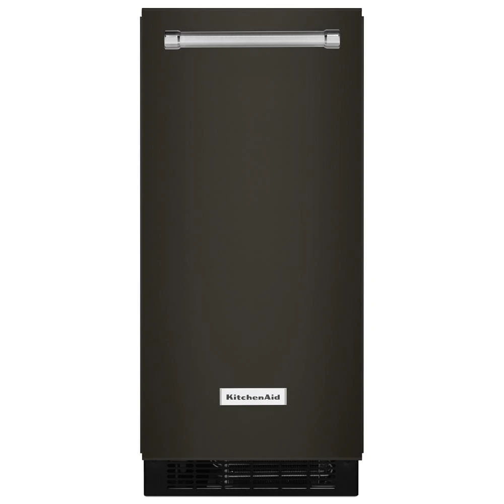 KitchenAid 15'' Automatic Ice Maker With PrintShield Finish - Black