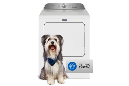 Pet Pro Top Load Electric Dryer - 7.0 Cubic Feet - White