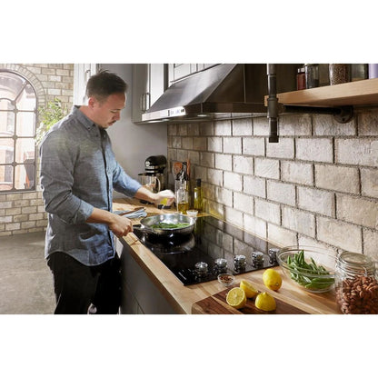 30" Electric Cooktop With 5 Elements And Knob Controls - Black