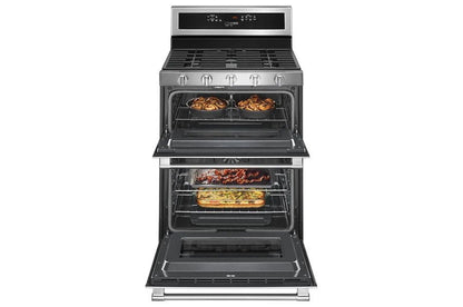 30" Wide Double Oven Gas Range With True Convection - 6.0 Cubic Feet