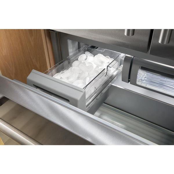 20.8 Cu. Ft. 36" Built-In French Door Bottom Mount Refrigerator With Platinum Interior